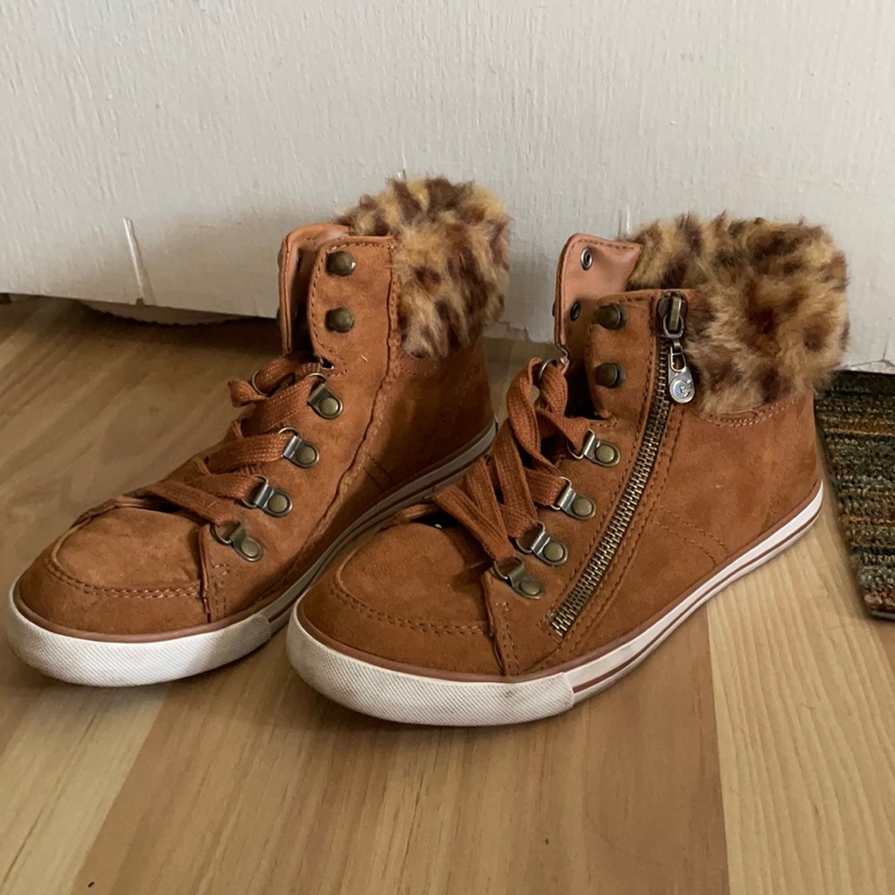 Cheetah print sneakers | zip up |